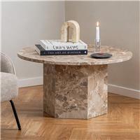 Furniture To Go Naxos Round Coffee Table - Brown