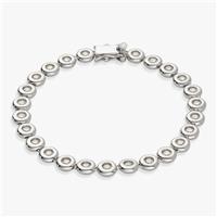 Revere Sterling Silver Cubic Zirconia Tennis Bracelet