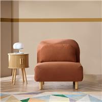 Habitat Benji Single Fabric Chairbed - Rust