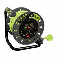 Masterplug Pro-XT 2 Socket 25m USB A and USB C Open Cable Reel