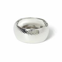 Freedom Silver-tone Textured Metal Cuff