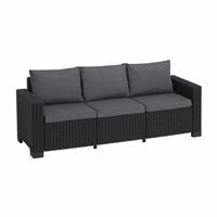 Keter California 3-Seat Mini Sofa - Graphite