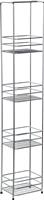 Argos Home 4 Tier Bathroom Storage Shelf Unit - Chrome