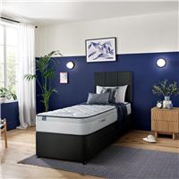 Silentnight Marlow Ultragel 1000 Mirapocket Single 2 Drawer Divan Bed - Charcoal
