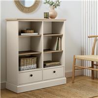 Argos Home Winchester 2 Drawer Shelving Unit - Natural