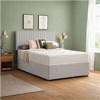 Silentnight Knightly Luxury 2000 Pocket Double Divan Bed - Light Grey