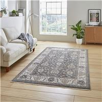 Think Rugs Vintage Green Short Pile Rug - 160x230cm