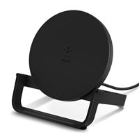 Belkin 10W Qi Wireless Charger Stand with QC3 Plug - Black