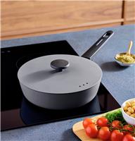 Morphy Richards 24cm Forged Aluminium Saute Pan - Grey