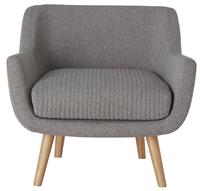 Habitat Nellie Fabric Accent Chair - Grey