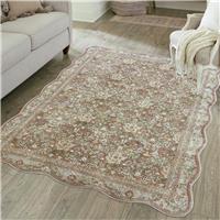 Classics Collection Summer Bloom Peach Cut Pile Rug - 120x160cm