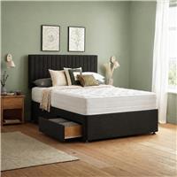 Silentnight Knightly Luxury 2000 Pocket Superking 2 Drawer Divan Bed - Charcoal