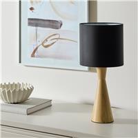 Argos Home Drum Black Easy Fit Lampshade - 20cm