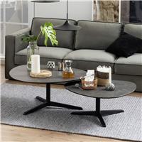 Furniture To Go Barnsley Round Coffee Table - Black