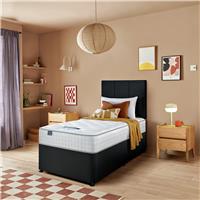 Silentnight Marlow 1000 Pocket Memory Single Divan Bed - Charcoal