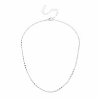 Freedom Silver-tone Delicate Chain Necklace