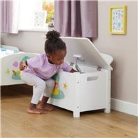 Liberty House Toys Kids Mermaid Big Toy Box - White