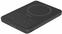 Belkin 5000mAh Slimline Magnetic Portable Power Bank - Black