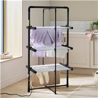 Argos Home 1.4m 3 Tier Heated Airer - Black