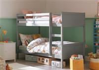 Habitat Detachable Bunk Bed and 2 Kids Mattresses - Grey