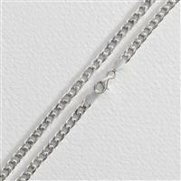 Revere Sterling Silver Solid Curb 18 Inch Chain