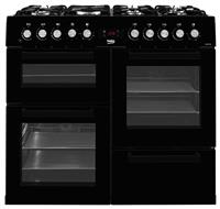 Beko KDVF100K 100cm Dual Fuel Range Cooker - Black