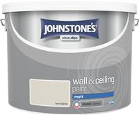 Johnstone's Wall & Ceiling Matt Paint 10L - Ivory Spray