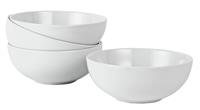 Argos Home Set of 4 Porcelain Cereal Bowls - Super White