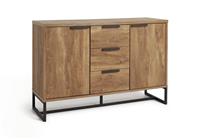 Habitat Nomad 2 Door 3 Drawer Sideboard - Oak Effect