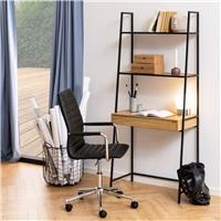 Furniture To Go Seaford 1 Drawer Ladder Shelf Desk - Natural & Black