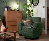 Argos Home Lisbon Fabric Armchair - Green