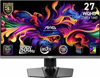 MSI MAG 272QP QD-OLED X50 27 Inch 500Hz WQHD Gaming Monitor