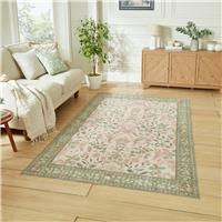 Think Rugs Versailles Green Flatweave Rug - 61x230cm