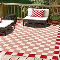 Homemaker Checker Pink Rug - 160x230cm