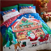 Catherine Lansfield Christmas Workshop Bedding Set- Kingsize