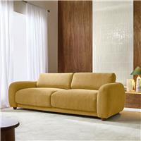Habitat Casper Fabric 3 Seater Sofa - Camel