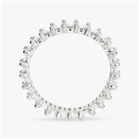 Revere Sterling Silver Baguette Full Eternity Ring - Small