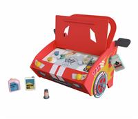 Chad Valley Wooden Mechanical Car Role Play Set