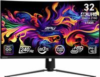 MSI MPG 321CURX QD-OLED 32 Inch 240Hz 4K UHD Gaming Monitor