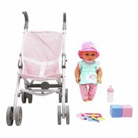 Chad Valley Babies To Love Baby Doll with Stroller Set