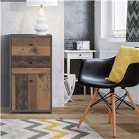 Furniture To Go Best 1 Door 2 Drawer Sideboard - Brown