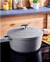 Morphy Richards 4.1 Litre Aluminium Casserole Dish - Grey