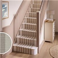 Argos Home Striped Grey Cotton Stair Runner - 60x600cm
