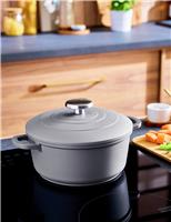 Morphy Richards 2.3 Litre Aluminium Casserole Dish - Grey