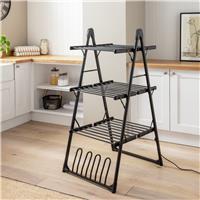Argos Home 17m A Frame Heated Airer - Black