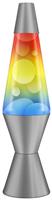 Lava 14.5in Rainbow Glitz Lamp - Yellow & Silver