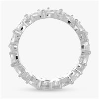 Revere Sterling Silver Marquise Eternity Ring - Small
