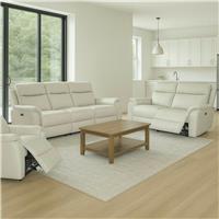 Aspire Kingsmere 3, 2 & 1 Seater Power Recliner Sofa -Pewter