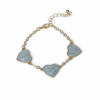 Flitzy Kids Blue Heart Charm Bracelet