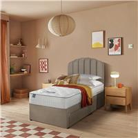 Silentnight Middleton Memory Pocket Single 2 Drawer Divan Bed - Sandstone